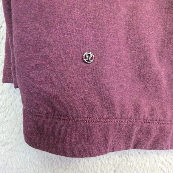 Lululemon Thats A Wrap Jacket Womens 4 Purple Crossover Thumbhole French Terry‎ - Picture 8 of 16